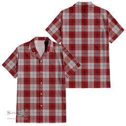 ScotsTee Shop Scottish Cunningham Dress Clan Tartan Women Casual Shirt - Classic