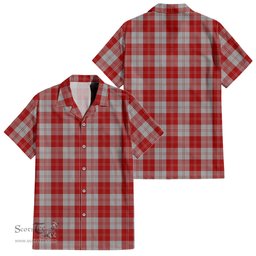 ScotsTee Shop Scottish Erskine Red Clan Tartan Women Casual Shirt - Classic