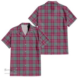 ScotsTee Shop Scottish Crawford Ancient Clan Tartan Women Casual Shirt - Classic