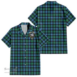 ScotsTee Shop Scottish Galbraith Ancient Clan Crest Tartan Women Casual Shirt - Classic