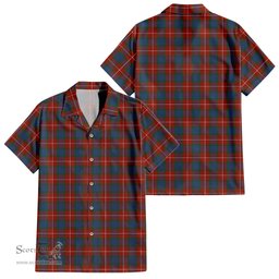 ScotsTee Shop Scottish Fraser Ancient Clan Tartan Women Casual Shirt - Classic