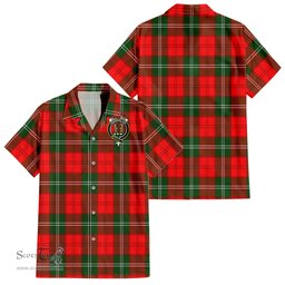 ScotsTee Shop Scottish Gartshore Clan Crest Tartan Women Casual Shirt - Classic