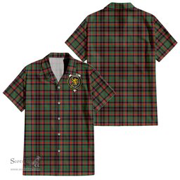 ScotsTee Shop Scottish Cumming Hunting Ancient Clan Crest Tartan Women Casual Shirt - Classic