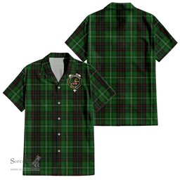 ScotsTee Shop Scottish MacAulay of Lewis Clan Crest Tartan Women Casual Shirt - Classic
