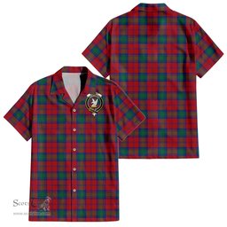 ScotsTee Shop Scottish Lindsay Modern Clan Crest Tartan Women Casual Shirt - Classic