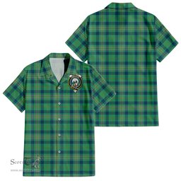 ScotsTee Shop Scottish Kennedy Ancient Clan Crest Tartan Women Casual Shirt - Classic