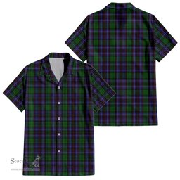ScotsTee Shop Scottish Hunter of Peebleshire Clan Tartan Women Casual Shirt - Classic