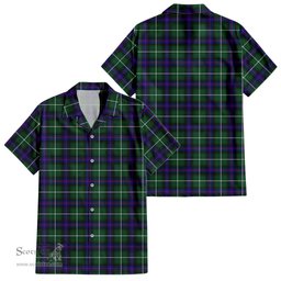 ScotsTee Shop Scottish MacDonald of the Isles Hunting Modern Clan Tartan Women Casual Shirt - Classic