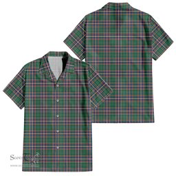 ScotsTee Shop Scottish MacFarlane Hunting Ancient Clan Tartan Women Casual Shirt - Classic