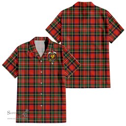 ScotsTee Shop Scottish Lyle Clan Crest Tartan Women Casual Shirt - Classic