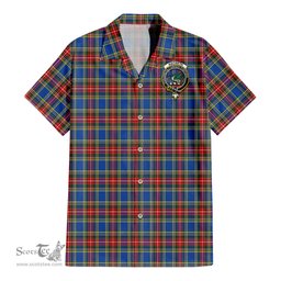 ScotsTee Shop Scottish MacBeth Clan Crest Tartan Women Casual Shirt - Classic