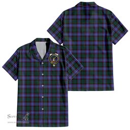 ScotsTee Shop Scottish Guthrie Modern Clan Crest Tartan Women Casual Shirt - Classic