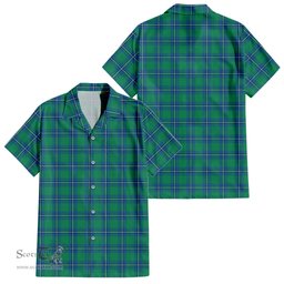 ScotsTee Shop Scottish Irvine Ancient Clan Tartan Women Casual Shirt - Classic