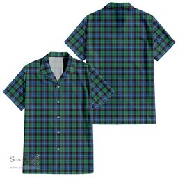 ScotsTee Shop Scottish Hunter Ancient Clan Tartan Women Casual Shirt - Classic