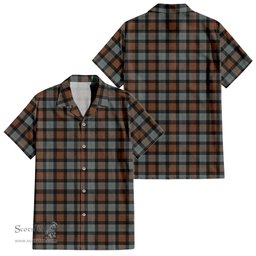 ScotsTee Shop Scottish Gunn Weathered Clan Tartan Women Casual Shirt - Classic