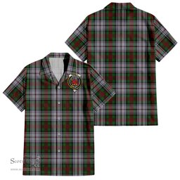 ScotsTee Shop Scottish MacDuff Dress Clan Crest Tartan Women Casual Shirt - Classic