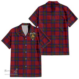ScotsTee Shop Scottish MacGillivray Clan Crest Tartan Women Casual Shirt - Classic