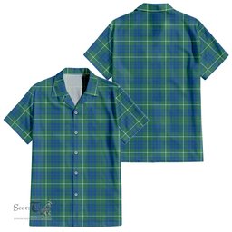 ScotsTee Shop Scottish Hamilton Hunting Ancient Clan Tartan Women Casual Shirt - Classic
