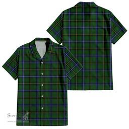 ScotsTee Shop Scottish Henderson Modern Clan Tartan Women Casual Shirt - Classic