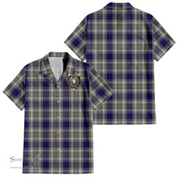 ScotsTee Shop Scottish Livingston Dress Clan Crest Tartan Women Casual Shirt - Classic