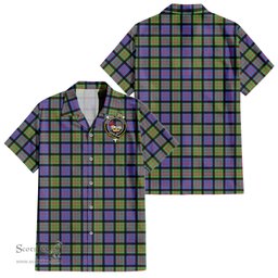 ScotsTee Shop Scottish MacDonald Ancient Clan Crest Tartan Women Casual Shirt - Classic