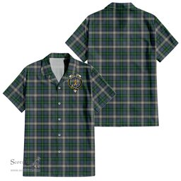 ScotsTee Shop Scottish MacDowall Clan Crest Tartan Women Casual Shirt - Classic