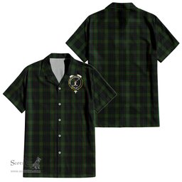 ScotsTee Shop Scottish Gunn Logan Clan Crest Tartan Women Casual Shirt - Classic