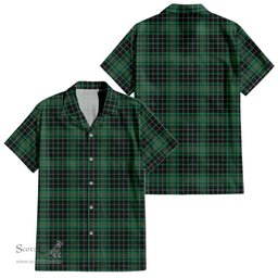 ScotsTee Shop Scottish MacAulay Hunting Ancient Clan Tartan Women Casual Shirt - Classic