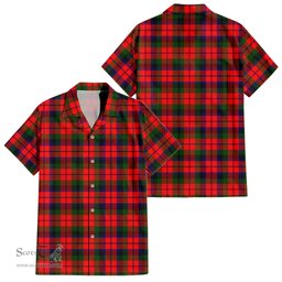 ScotsTee Shop Scottish MacNaughton Modern Clan Tartan Women Casual Shirt - Classic