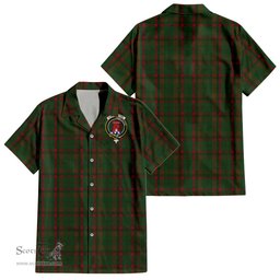 ScotsTee Shop Scottish Macnaughton Hunting Clan Crest Tartan Women Casual Shirt - Classic