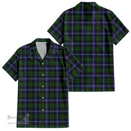 ScotsTee Shop Scottish MacRow Hunting Clan Tartan Women Casual Shirt - Classic