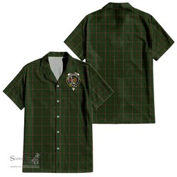 ScotsTee Shop Scottish MacKinnon Hunting Clan Crest Tartan Women Casual Shirt - Classic