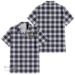 ScotsTee Shop Scottish MacRae Dress Modern Clan Crest Tartan Women Casual Shirt - Classic