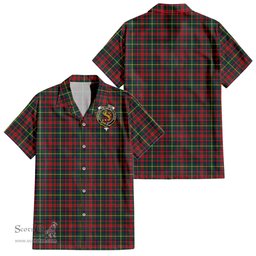 ScotsTee Shop Scottish MacIntosh Hunting Modern Clan Crest Tartan Women Casual Shirt - Classic
