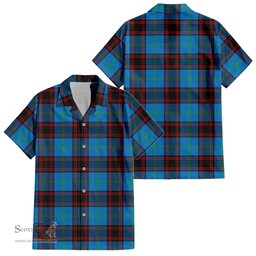 ScotsTee Shop Scottish Wedderburn Clan Tartan Women Casual Shirt - Classic