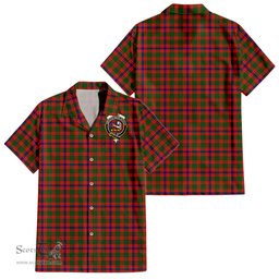 ScotsTee Shop Scottish Skene Modern Clan Crest Tartan Women Casual Shirt - Classic