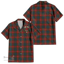ScotsTee Shop Scottish Wilson Modern Clan Crest Tartan Women Casual Shirt - Classic