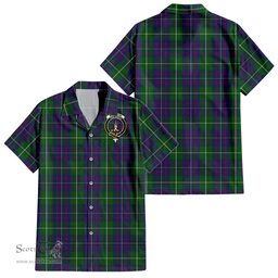 ScotsTee Shop Scottish MacIntyre Inglis Clan Crest Tartan Women Casual Shirt - Classic