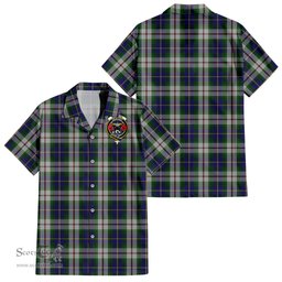 ScotsTee Shop Scottish MacLeod Of Californian Clan Crest Tartan Women Casual Shirt - Classic
