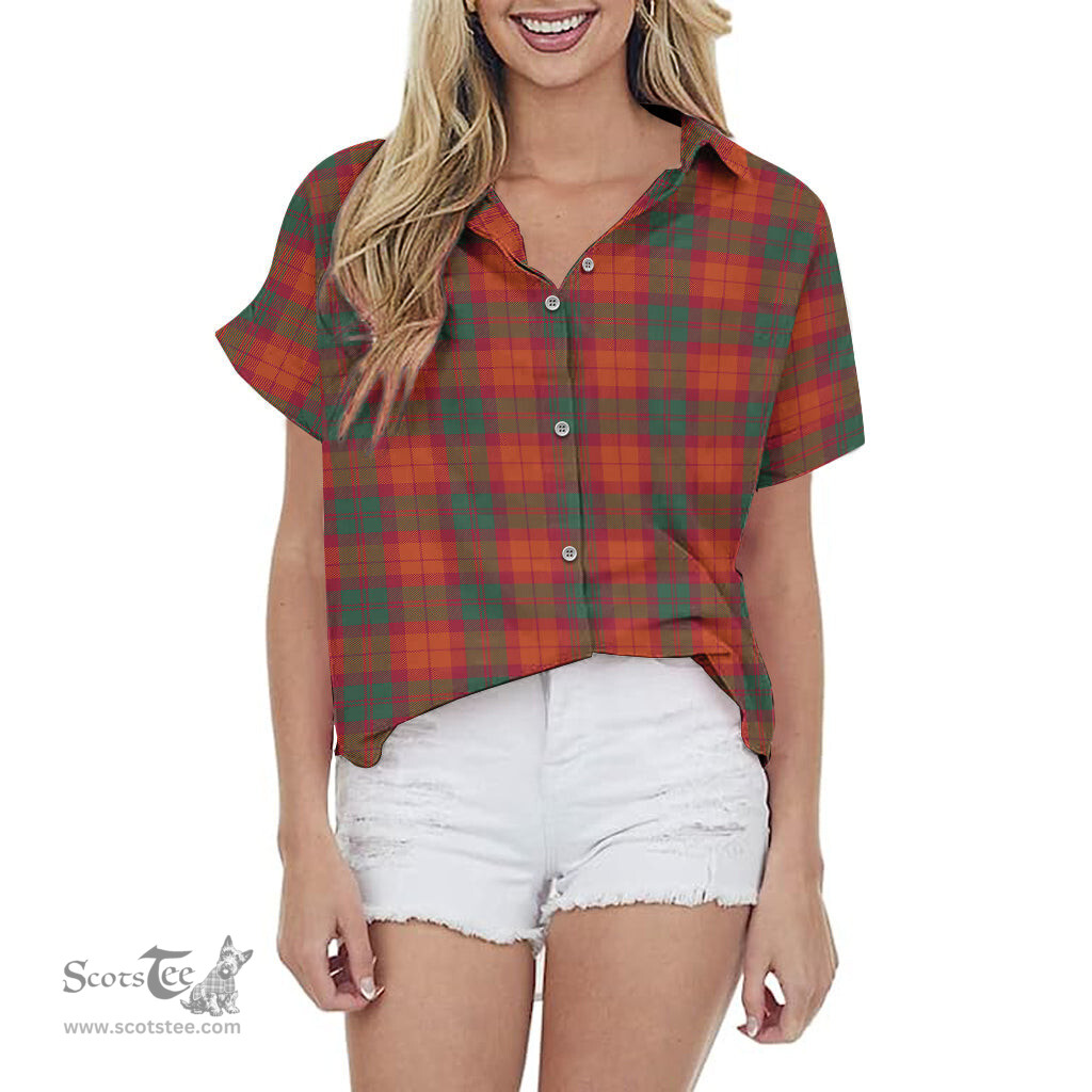 ScotsTee Shop Scottish MacNab Ancient Clan Tartan Women Casual Shirt - Classic