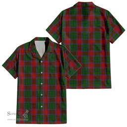 ScotsTee Shop Scottish MacPhail Blue Bands Clan Tartan Women Casual Shirt - Classic