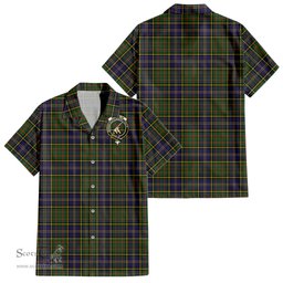 ScotsTee Shop Scottish MacMillan Hunting Modern Clan Crest Tartan Women Casual Shirt - Classic