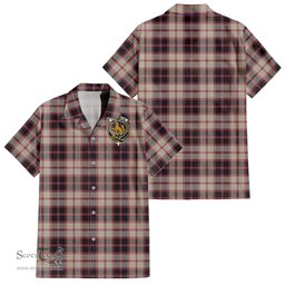 ScotsTee Shop Scottish MacPherson Hunting Ancient Clan Crest Tartan Women Casual Shirt - Classic