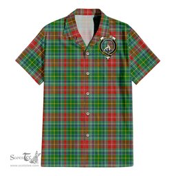 ScotsTee Shop Scottish Muirhead Clan Crest Tartan Women Casual Shirt - Classic