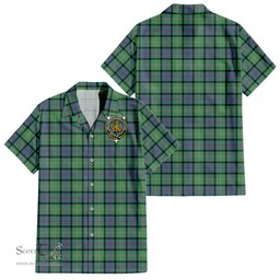 ScotsTee Shop Scottish MacThomas Ancient Clan Crest Tartan Women Casual Shirt - Classic