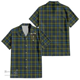 ScotsTee Shop Scottish MacLellan Ancient Clan Crest Tartan Women Casual Shirt - Classic