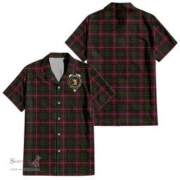 ScotsTee Shop Scottish Stewart of Bute Hunting Clan Crest Tartan Women Casual Shirt - Classic