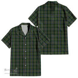ScotsTee Shop Scottish Scott Green Clan Tartan Women Casual Shirt - Classic