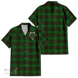 ScotsTee Shop Scottish Orrock Clan Crest Tartan Women Casual Shirt - Classic