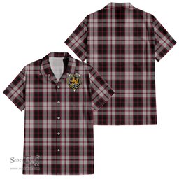 ScotsTee Shop Scottish MacPherson Clan Crest Tartan Women Casual Shirt - Classic